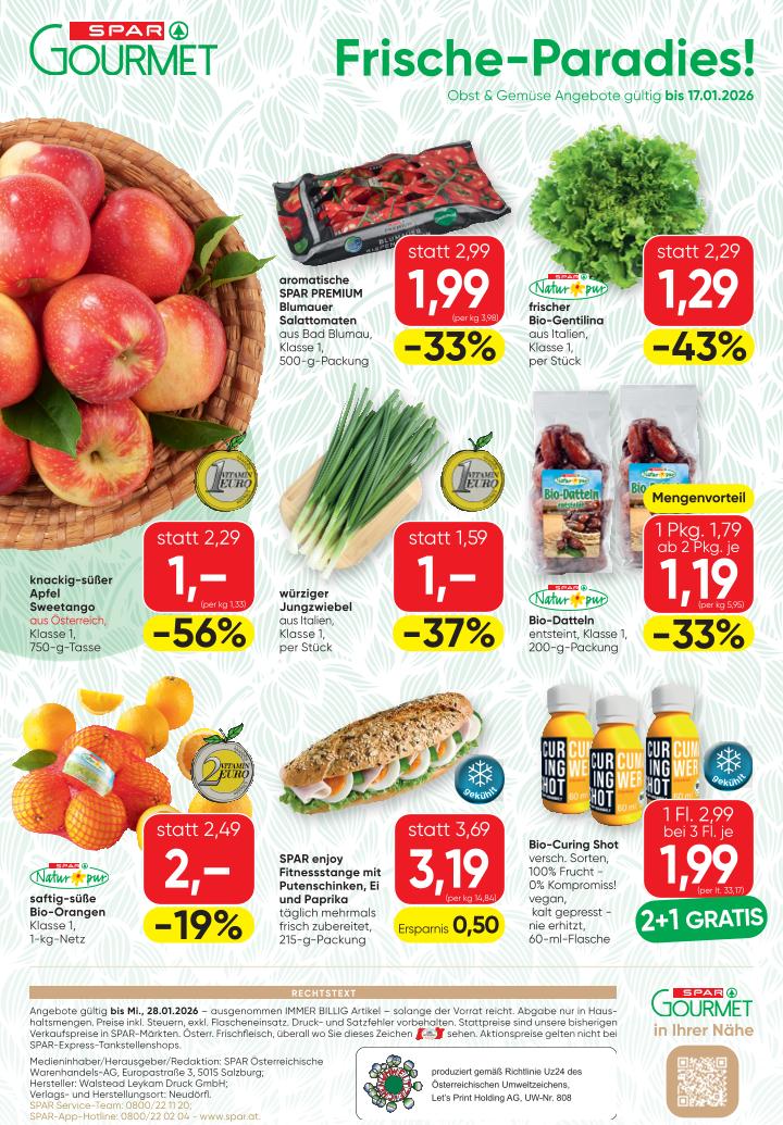 Prospekt von SPAR Gourmet