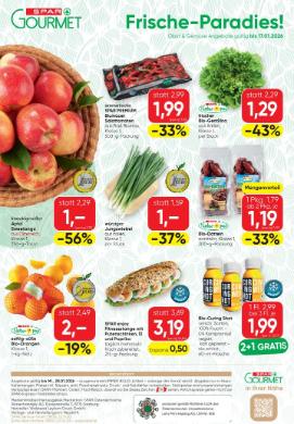 Titelbild des Prospekts von SPAR Gourmet