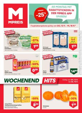 Titelbild des Prospekts von MPREIS Oberösterreich