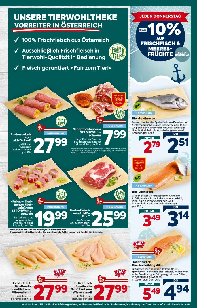 Prospekt von BILLA PLUS