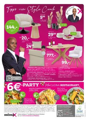 Titelbild des Prospekts von mömax