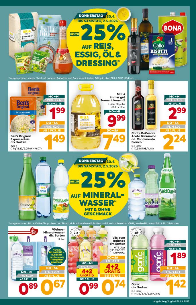 Prospekt von BILLA PLUS
