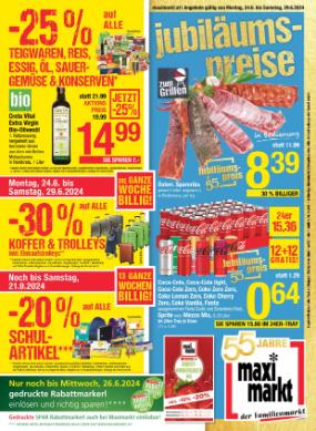 Titelbild des Prospekts von Maximarkt Anif / Bruck