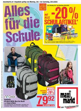 Maximarkt Alles für die Schule