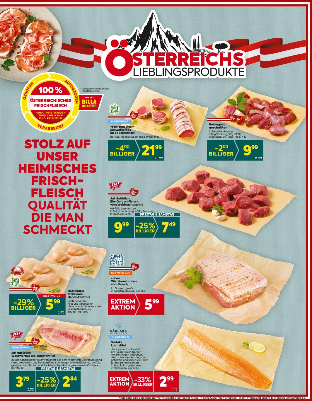 Prospekt von BILLA PLUS