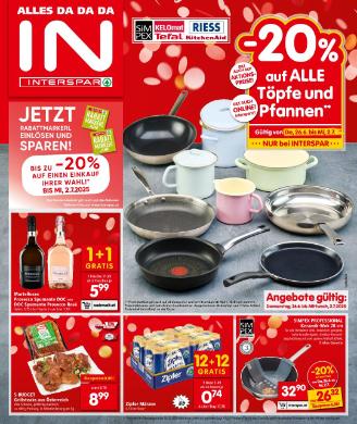 Titelbild des Prospekts von INTERSPAR SBG