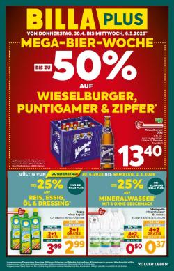 Titelbild des Prospekts von BILLA PLUS Wien