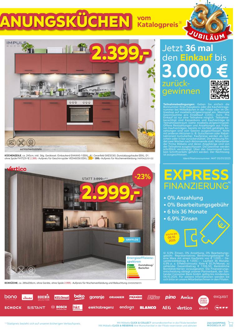 Prospekt von Möbelix