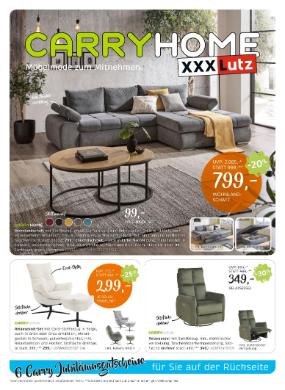 Titelbild des Prospekts von XXXLutz Kleinmöbel