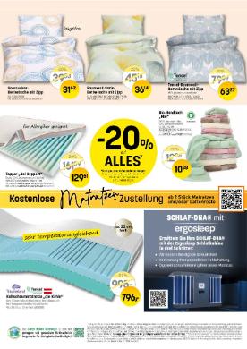 Titelbild des Prospekts von Betten Reiter