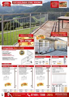 Titelbild des Prospekts von Josef Steiner