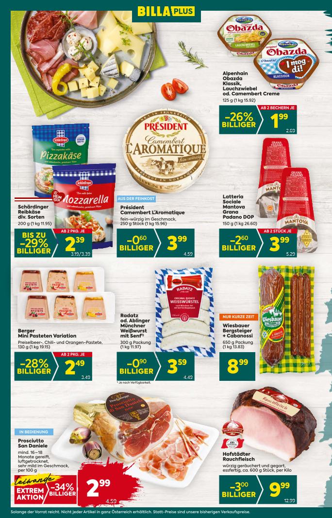 Prospekt von BILLA PLUS