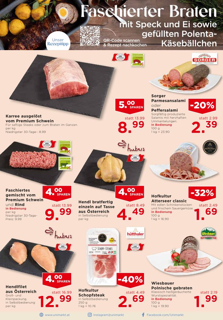 Prospekt von Unimarkt