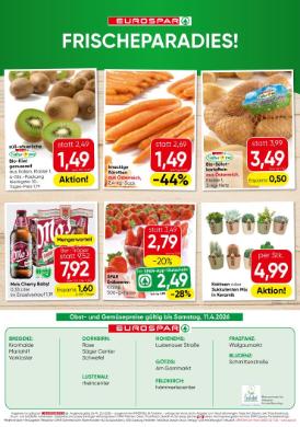 Titelbild des Prospekts von EUROSPAR VBG