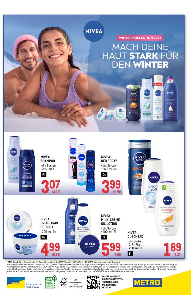 Prospekt von METRO