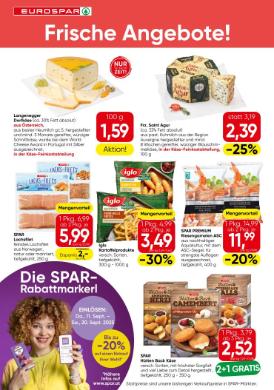Titelbild des Prospekts von EUROSPAR W NOE BGLD