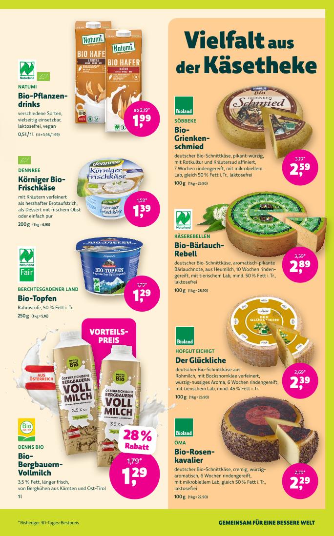 Prospekt von Denns BioMarkt