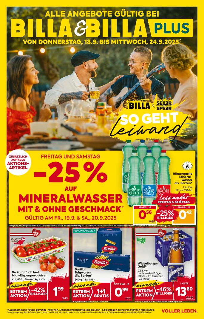 Prospekt von BILLA