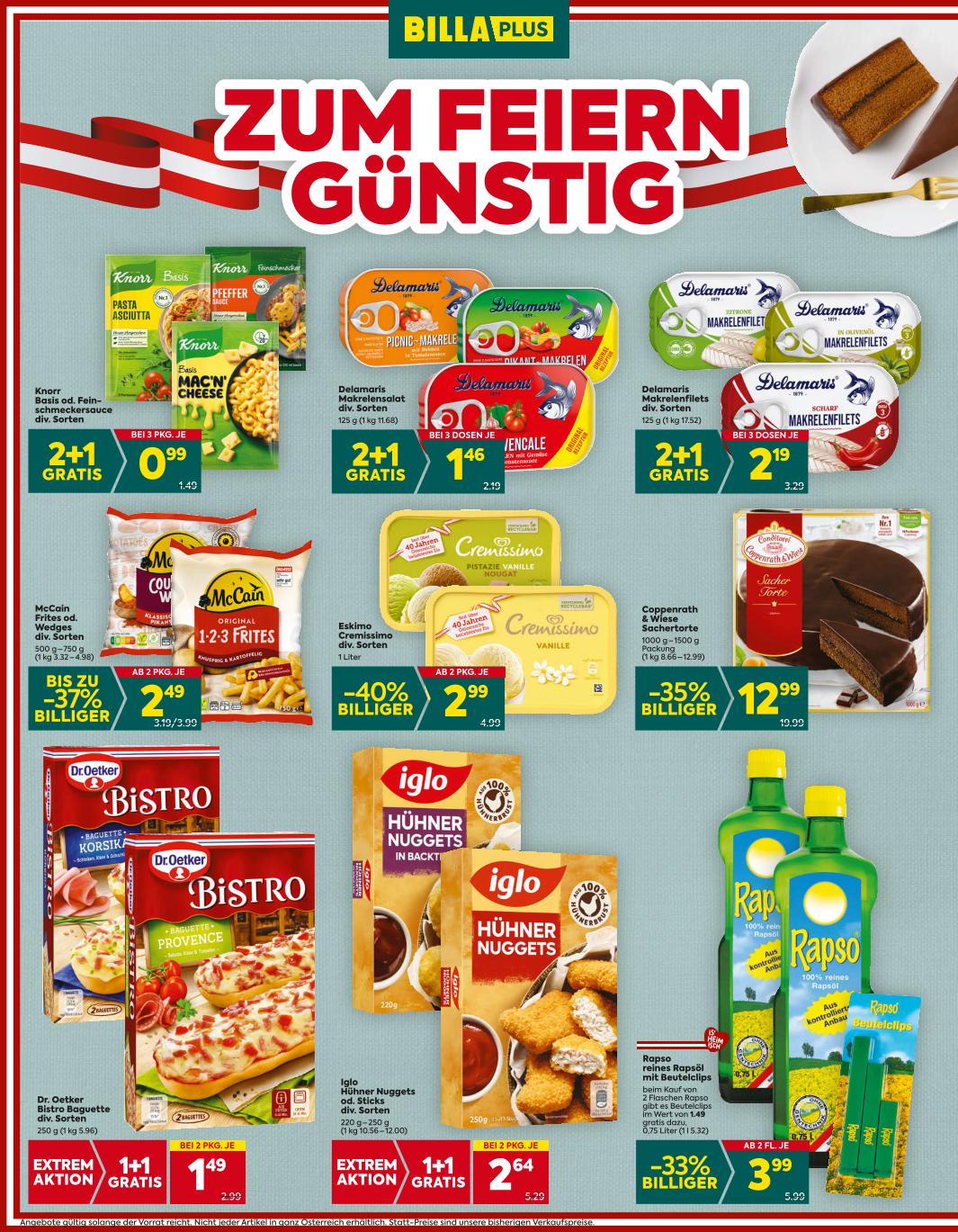 Prospekt von BILLA PLUS