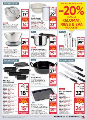 Titelbild des Prospekts von Maximarkt Wels / Ried