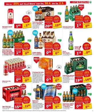 Titelbild des Prospekts von INTERSPAR VBG