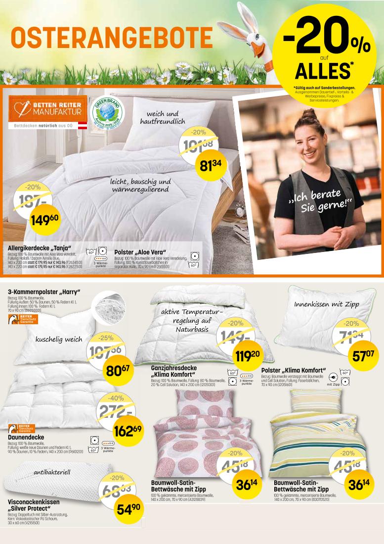 Prospekt von Betten Reiter