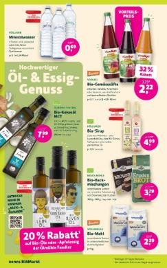 Titelbild des Prospekts von Denns BioMarkt