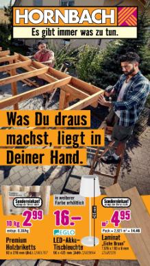 Titelbild des Prospekts von HORNBACH