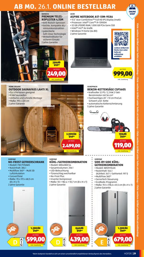 Prospekt von HOFER