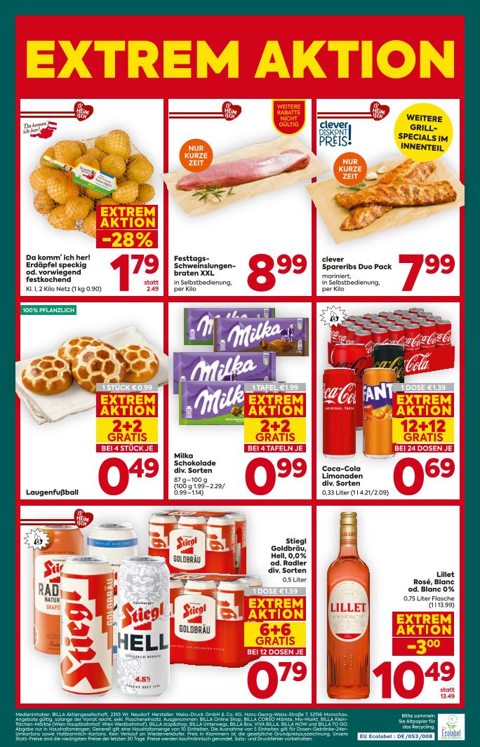 Prospekt von BILLA PLUS