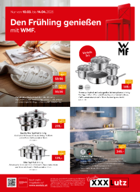 Titelbild des Prospekts von XXXLutz