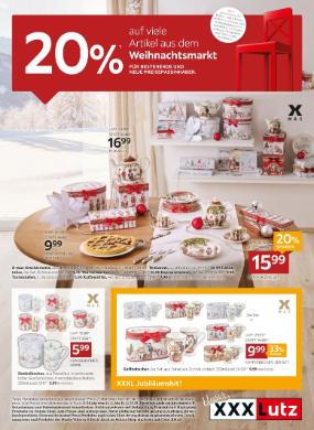 Titelbild des Prospekts von XXXLutz Weihnachtsmarkt
