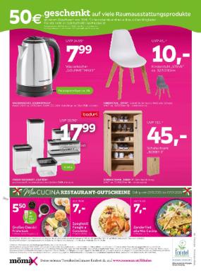 Titelbild des Prospekts von mömax