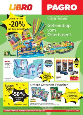 Titelbild des Prospekts von PAGRO & LIBRO