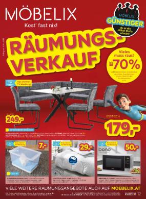 Titelbild des Prospekts von Möbelix