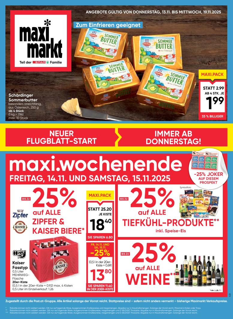 Prospekt von Maximarkt
