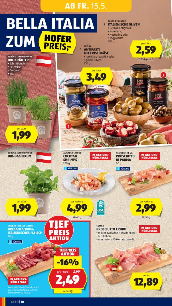 Prospekt von HOFER