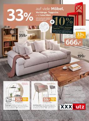 Titelbild des Prospekts von XXXLutz