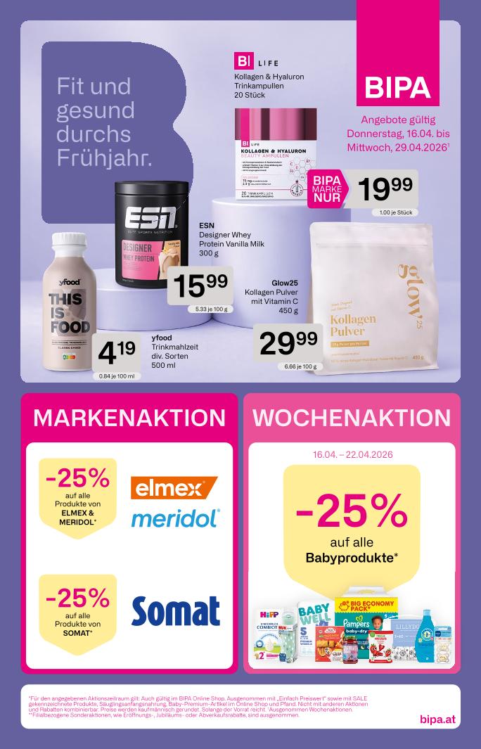 Prospekt von Bipa