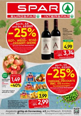 Titelbild des Prospekts von SPAR WIEN / NÖ / BGLD