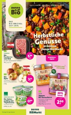 Titelbild des Prospekts von Denns BioMarkt