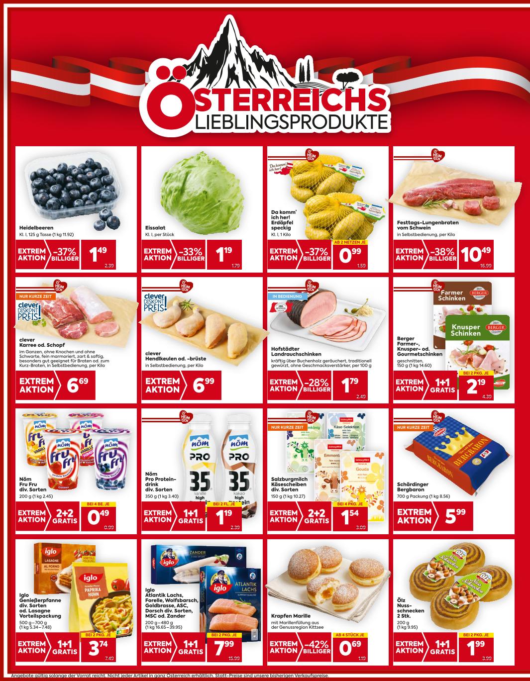 Prospekt von BILLA PLUS