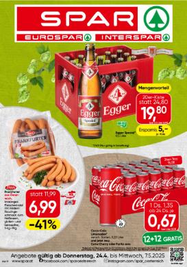 Titelbild des Prospekts von SPAR VBG