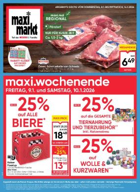 Titelbild des Prospekts von Maximarkt Anif / Bruck