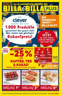 Titelbild des Prospekts von BILLA Wien
