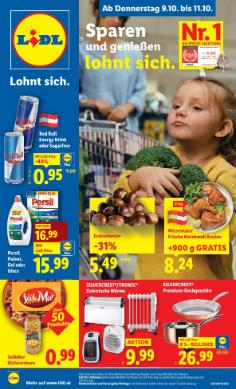 Titelbild des Prospekts von Lidl Österreich