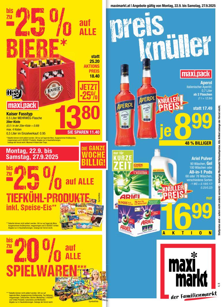 Prospekt von Maximarkt