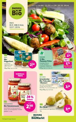 Titelbild des Prospekts von Denns BioMarkt