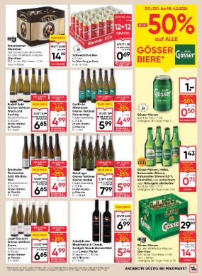 Titelbild des Prospekts von Maximarkt Wels / Ried / Vöcklabruck