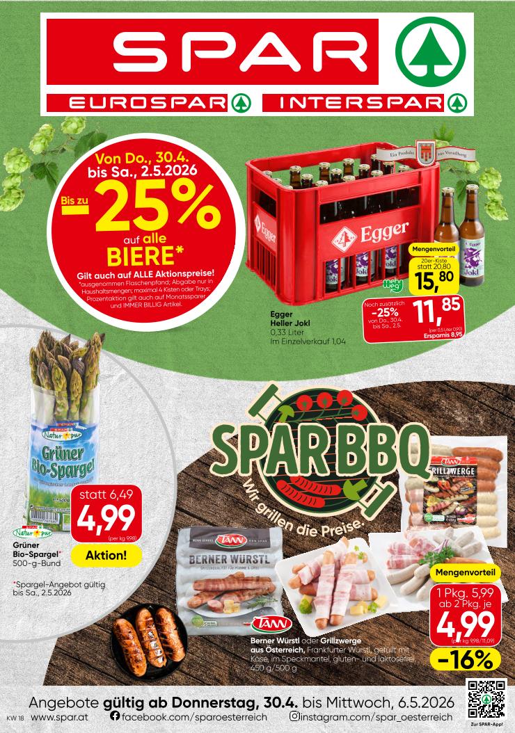 Prospekt von SPAR